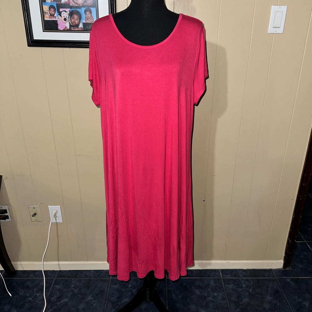 BNWT Lane Bryant A-Line Knee Length Dress with Back Detail, Size 18/20